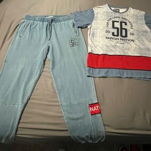 Parish Nation T-Shirt and Jogger Set